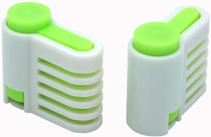 2 PCS Adjustable 5 Layers Cake Leveler Slicer DIY Cake Bread Leveler Slicer Baking Gadget Tools - Green