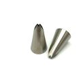 Medium Leaf Piping Nozzle No. 70, Seamless Stainless Steel Icing Piping Cream Pastry Nozzle Tip DIY Cakes Decorating Tool - Silver