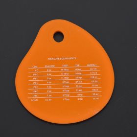 Silicone Dish Scraper Dough/Bowl Scraper Durable Pan Scraper Good Grip Kitchen Food Scraper for Bread Dough Cake Fondant Icing with Measurements - ora