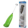 1pc Stainless Steel Handheld Electric Blender; Egg Whisk; Coffee Milk Frother - Green