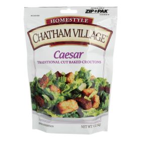 Chatham Village Traditional Cut Croutons - Caesar - Case Of 12 - 5 Oz. - Default