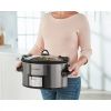 7qt Cook & Carry Programmable Easy-Clean Slow Cooker - Stainless Steel - Stainless Steel