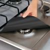 4pcs Stove Burner Covers; Universal Gas Stove Protectors; Double Thickness Reusable Non-Stick Fast Clean Liners For Kitchen Cooking - 270*270*0.12mm S