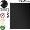 5pcs Non-stick BBQ Grill Mat Baking Mat BBQ Tools Cooking Grilling Sheet Heat Resistance Easily Cleaned Kitchen Tools; 15.75*12.99inch - Black - 5pcs