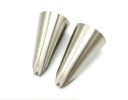 Medium Leaf Piping Nozzle No. 70, Seamless Stainless Steel Icing Piping Cream Pastry Nozzle Tip DIY Cakes Decorating Tool - Silver