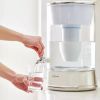 40 Cup Glass Water Pitcher with Ready-Pour + Free Water Quality Meter - Glass