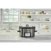 7qt Cook & Carry Programmable Easy-Clean Slow Cooker - Stainless Steel - Stainless Steel