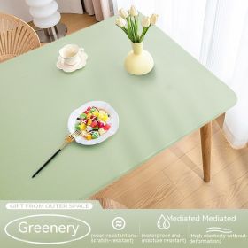 Sheepskin All-inclusive Tablecloth Waterproof And Oil-proof Disposable Anti-scald Tablecloth (Option: Grass Green-Suitable For 70X130cm)