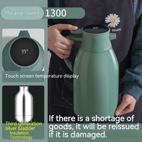 Household Large Capacity Dust Insulation Pot (Option: 13L Morandi Green)