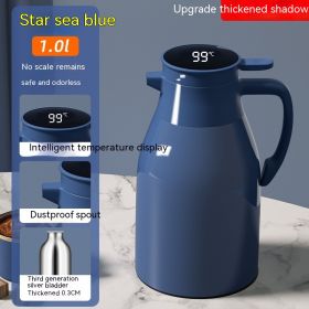 Household Large Capacity Dust Insulation Pot (Option: 10 Star Sea Blue)